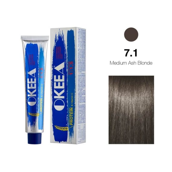 7.1 Medium Ash Blonde Saç Boyası