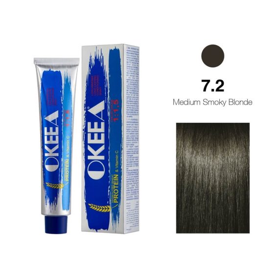 7.2 Medium Smoky Blonde Saç Boyası